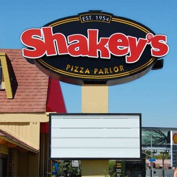 Shakey’s famous marquee